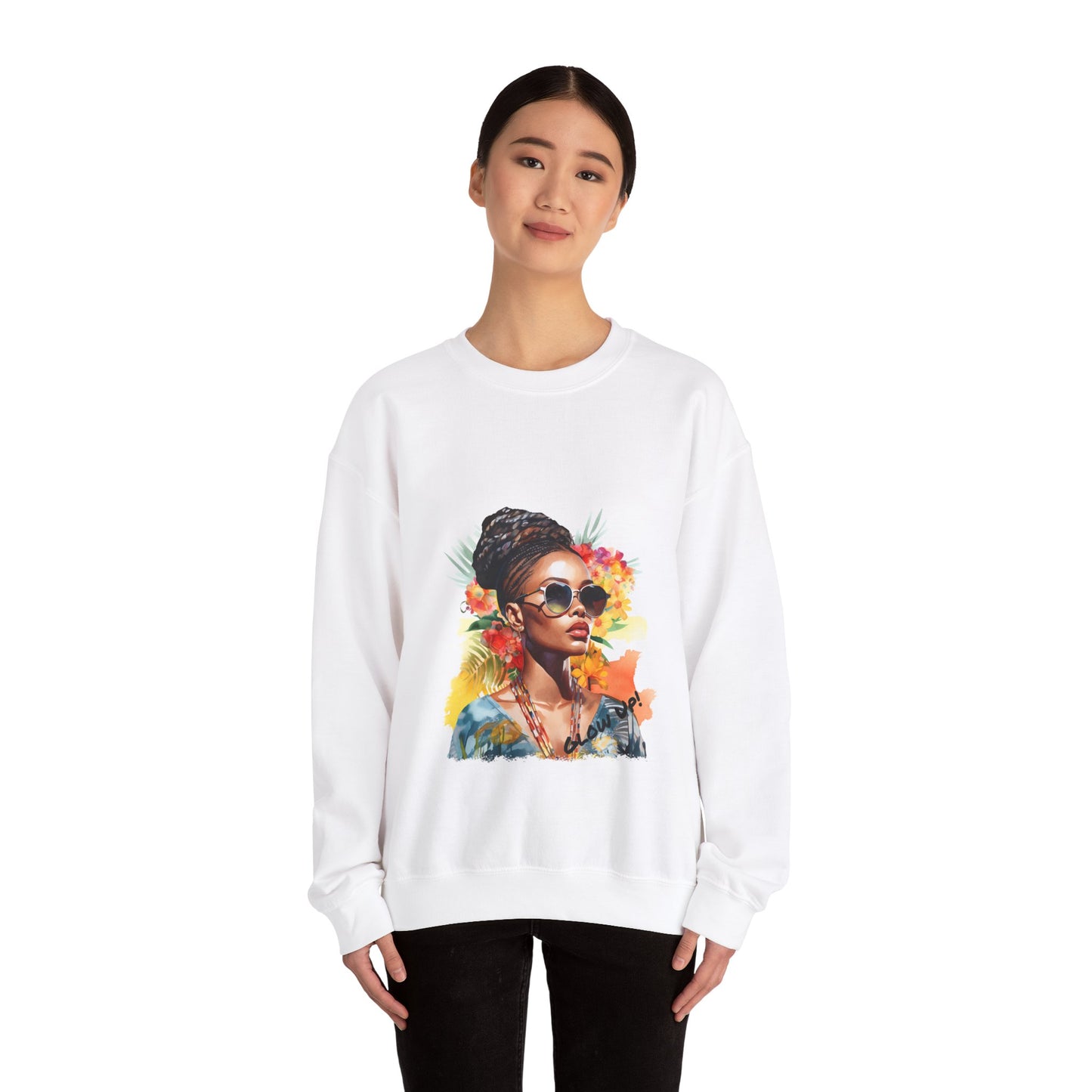 Glow Up Unisex Heavy Blend™ Crewneck Sweatshirt