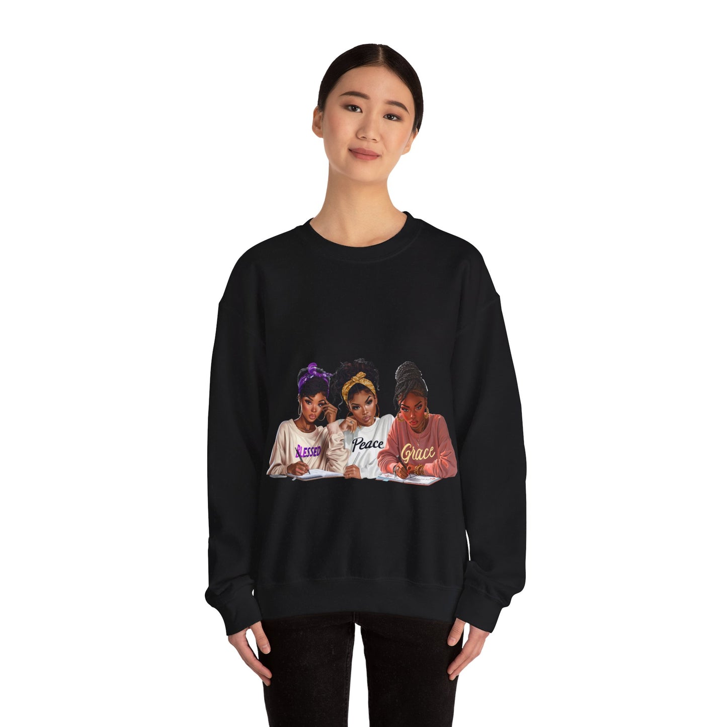 3 Girls Unisex Heavy Blend™ Crewneck Sweatshirt