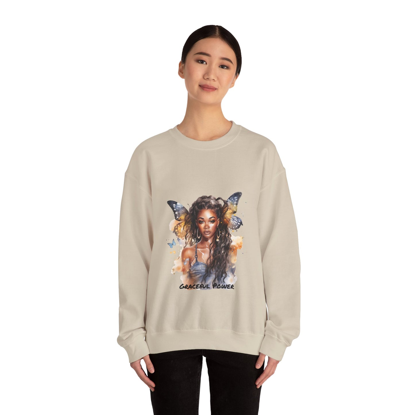 Graceful Power Unisex Heavy Blend™ Crewneck Sweatshirt