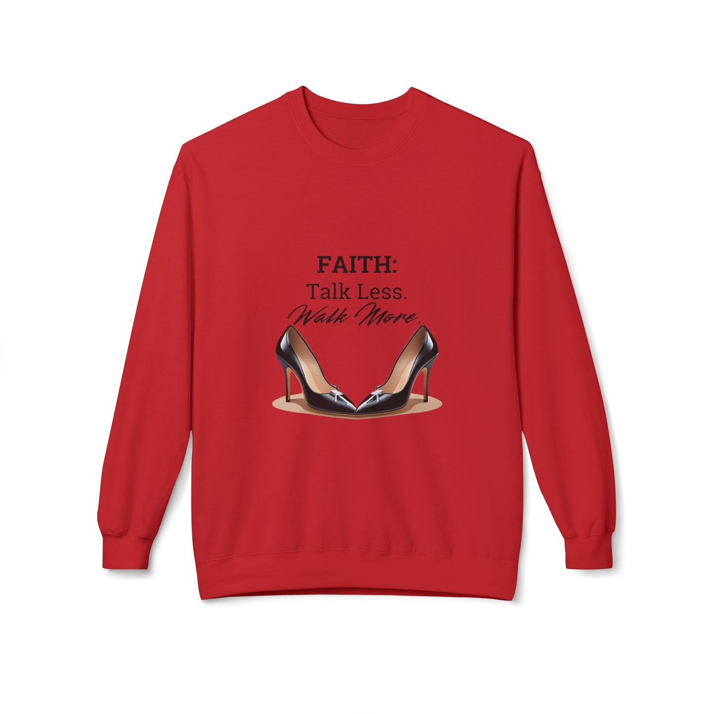 Faith Action Word Softstyle Sweatshirt