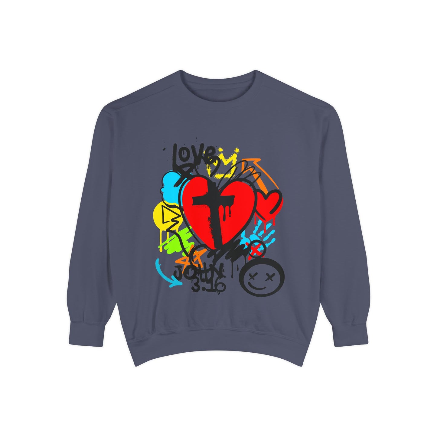 Christian Sweatshirt John 3:16 Leisure Wear