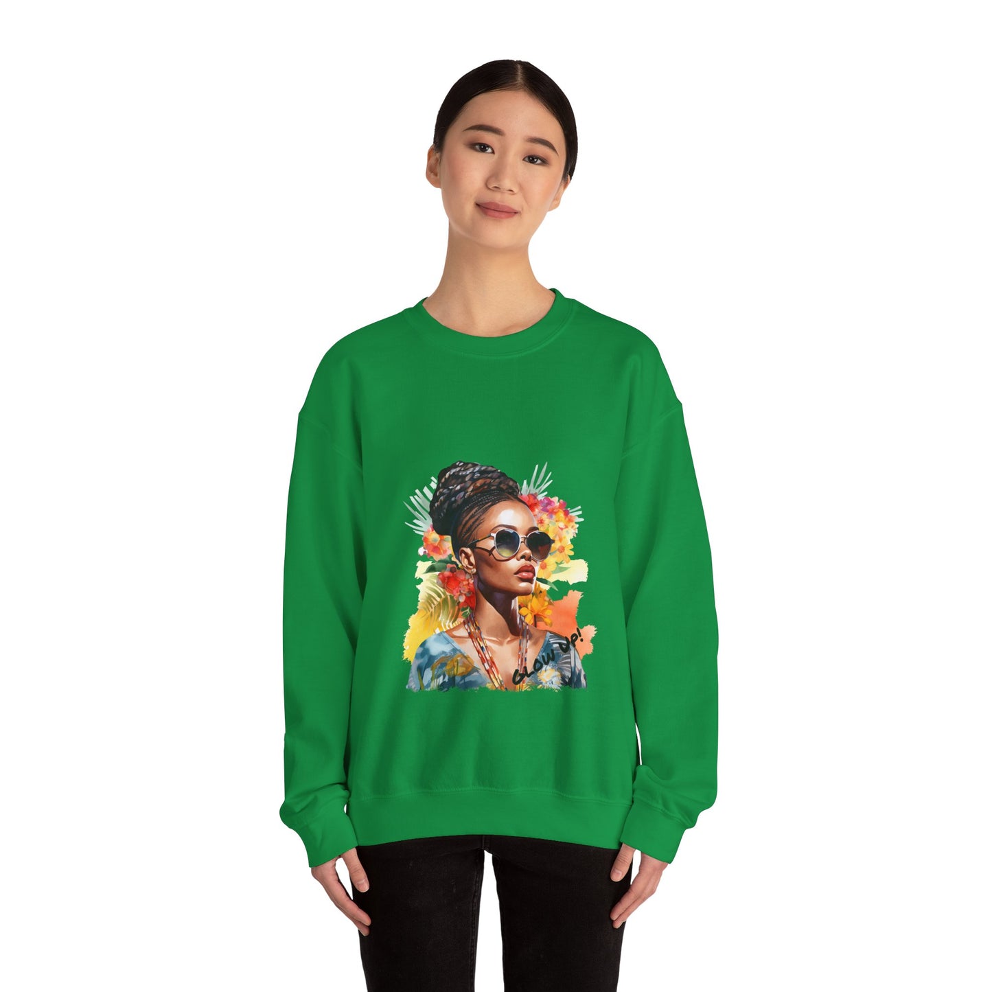 Glow Up Unisex Heavy Blend™ Crewneck Sweatshirt