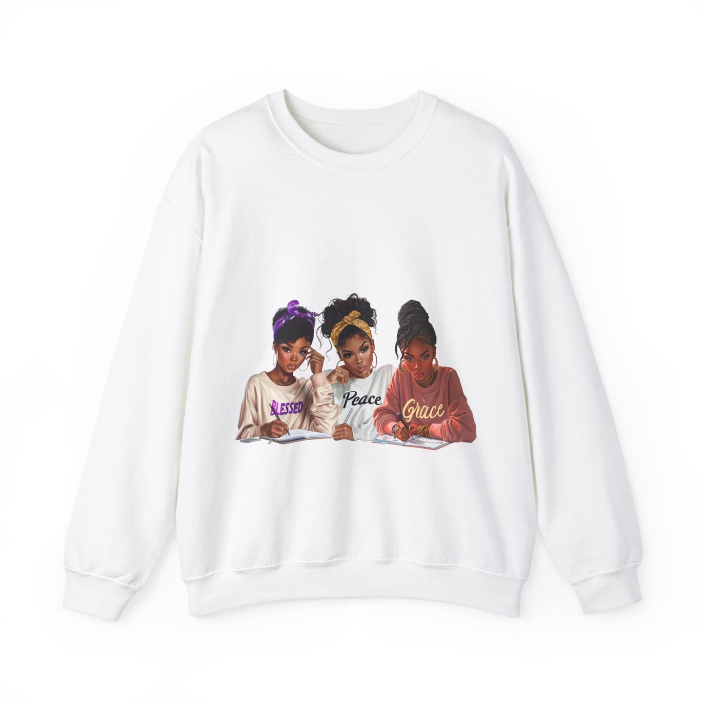 3 Girls Unisex Heavy Blend™ Crewneck Sweatshirt