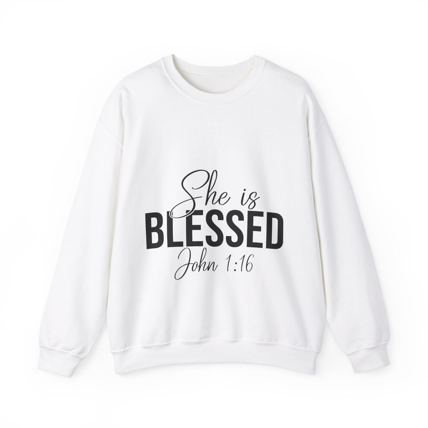 She is Blessed Unisex Heavy Blend™ Crewneck Sweatshirt