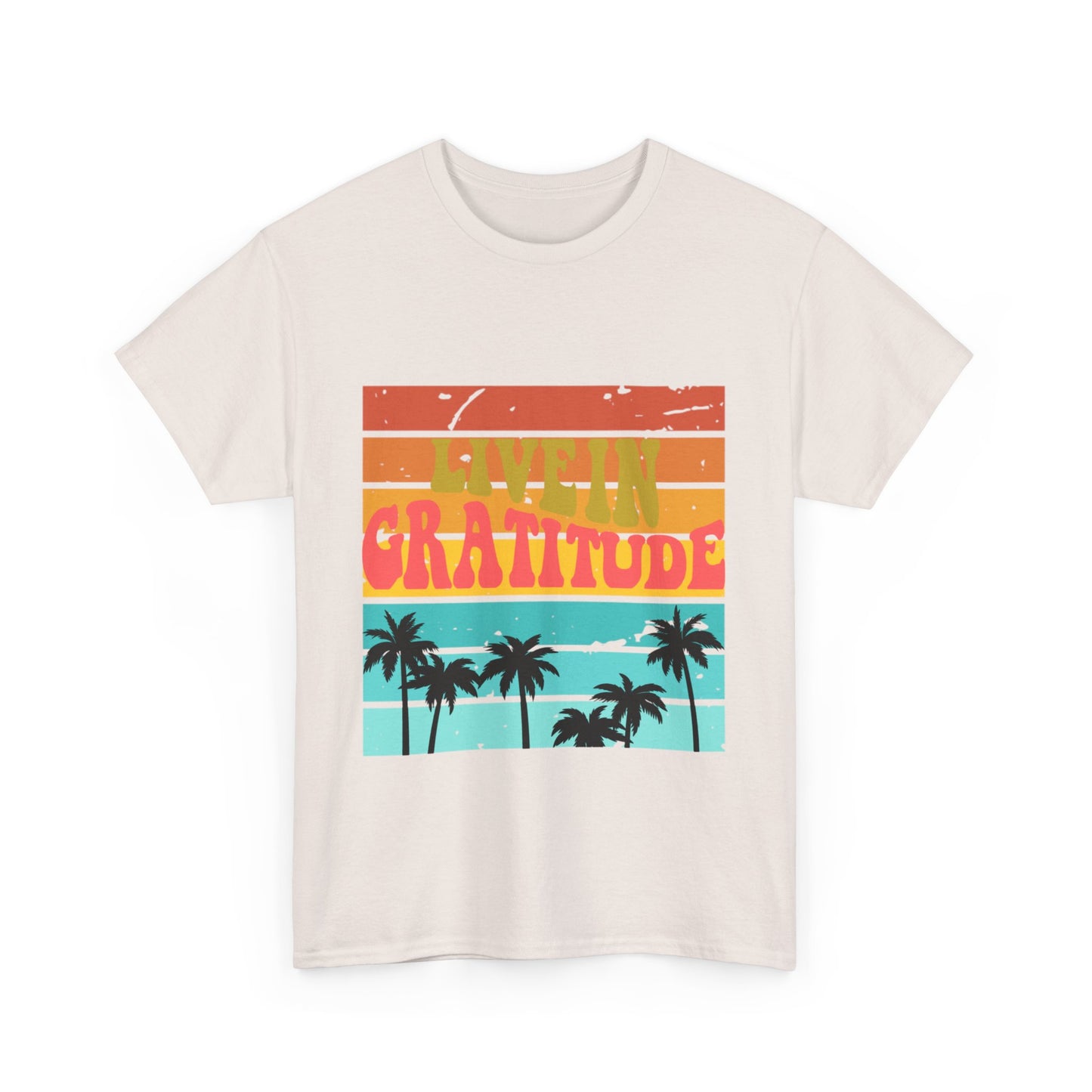 Live in Gratitude Unisex Heavy Cotton Tee