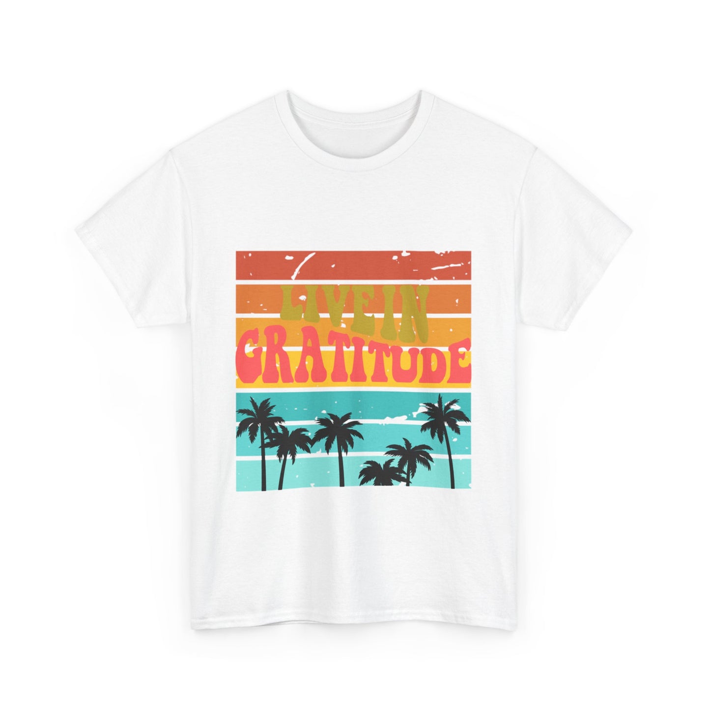 Live in Gratitude Unisex Heavy Cotton Tee