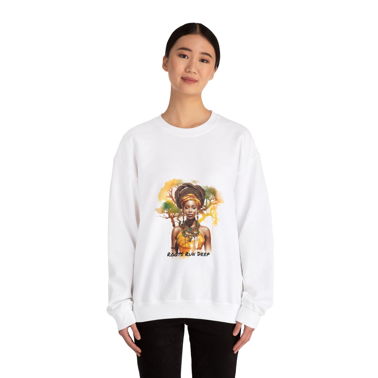 Roots Run Deep Unisex Heavy Blend™ Crewneck Sweatshirt