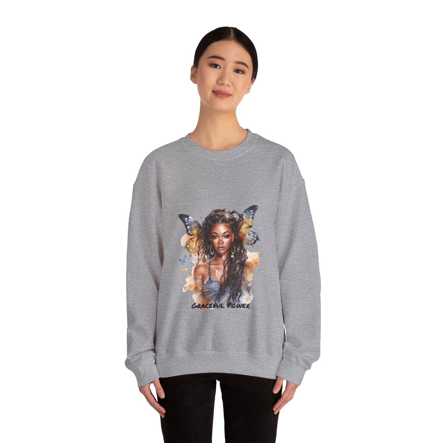 Graceful Power Unisex Heavy Blend™ Crewneck Sweatshirt