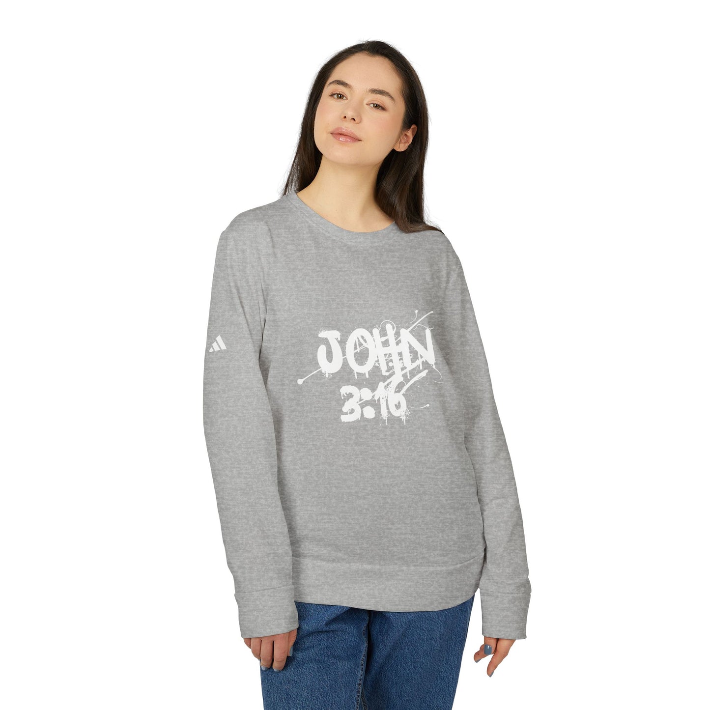 Fleece Sweatshirt - John 3:16 Athletic Wear
