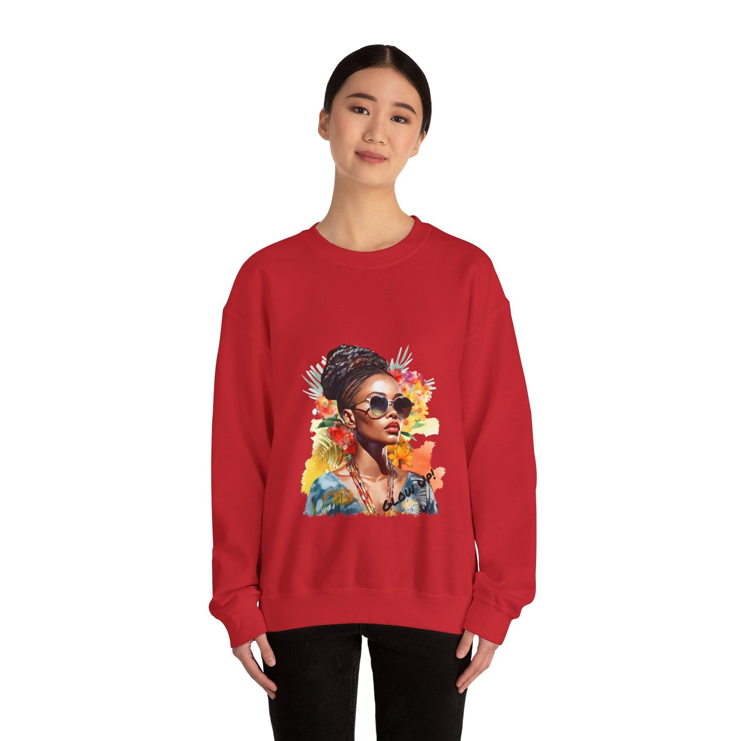 Glow Up Unisex Heavy Blend™ Crewneck Sweatshirt