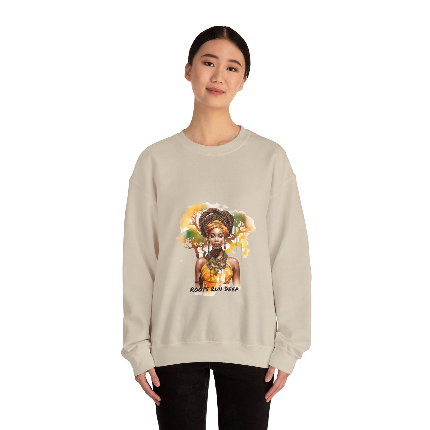 Roots Run Deep Unisex Heavy Blend™ Crewneck Sweatshirt