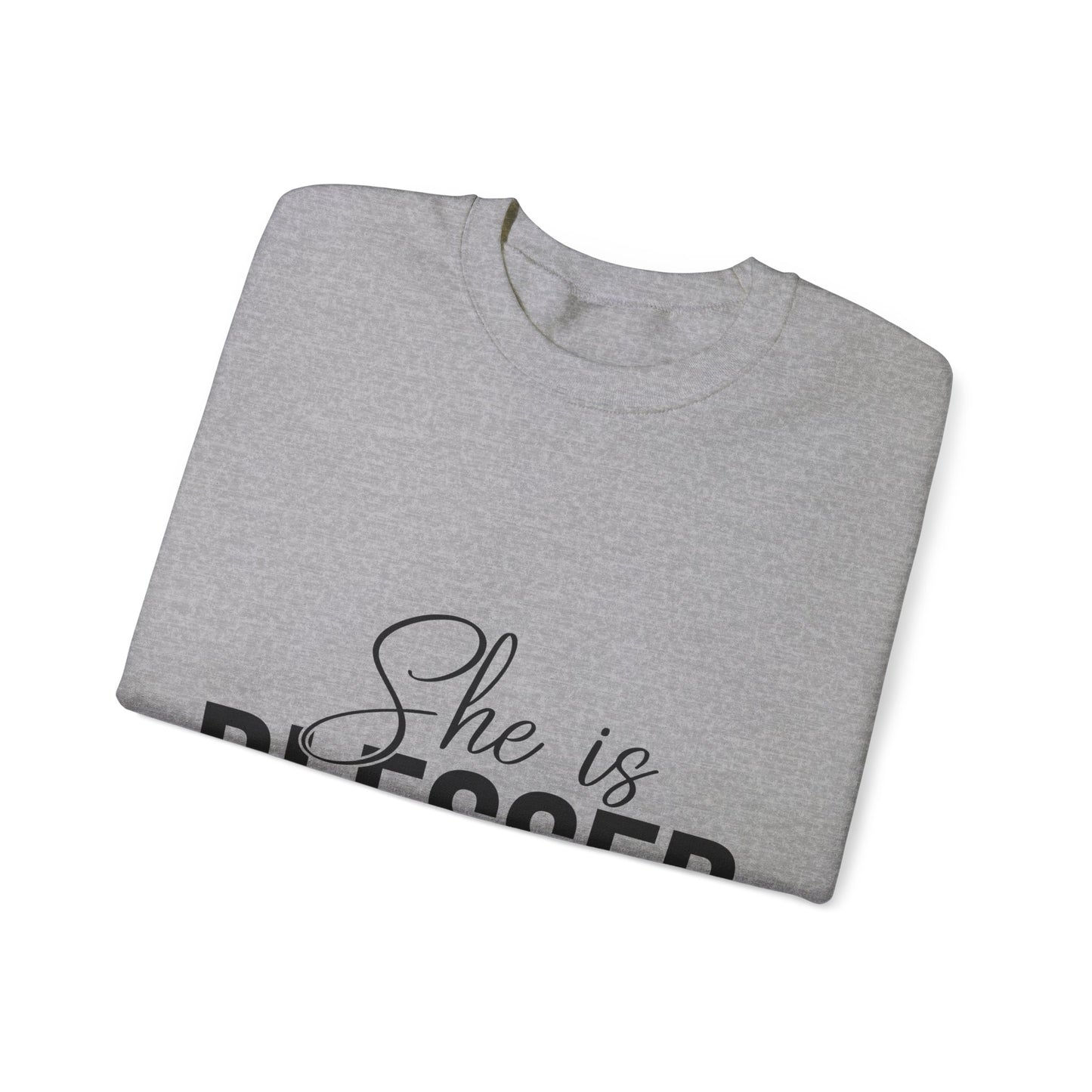 She is Blessed Unisex Heavy Blend™ Crewneck Sweatshirt
