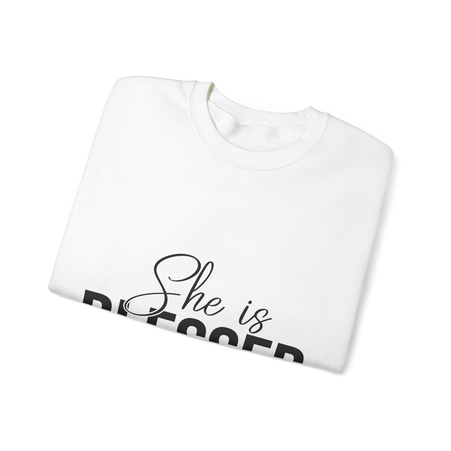 She is Blessed Unisex Heavy Blend™ Crewneck Sweatshirt