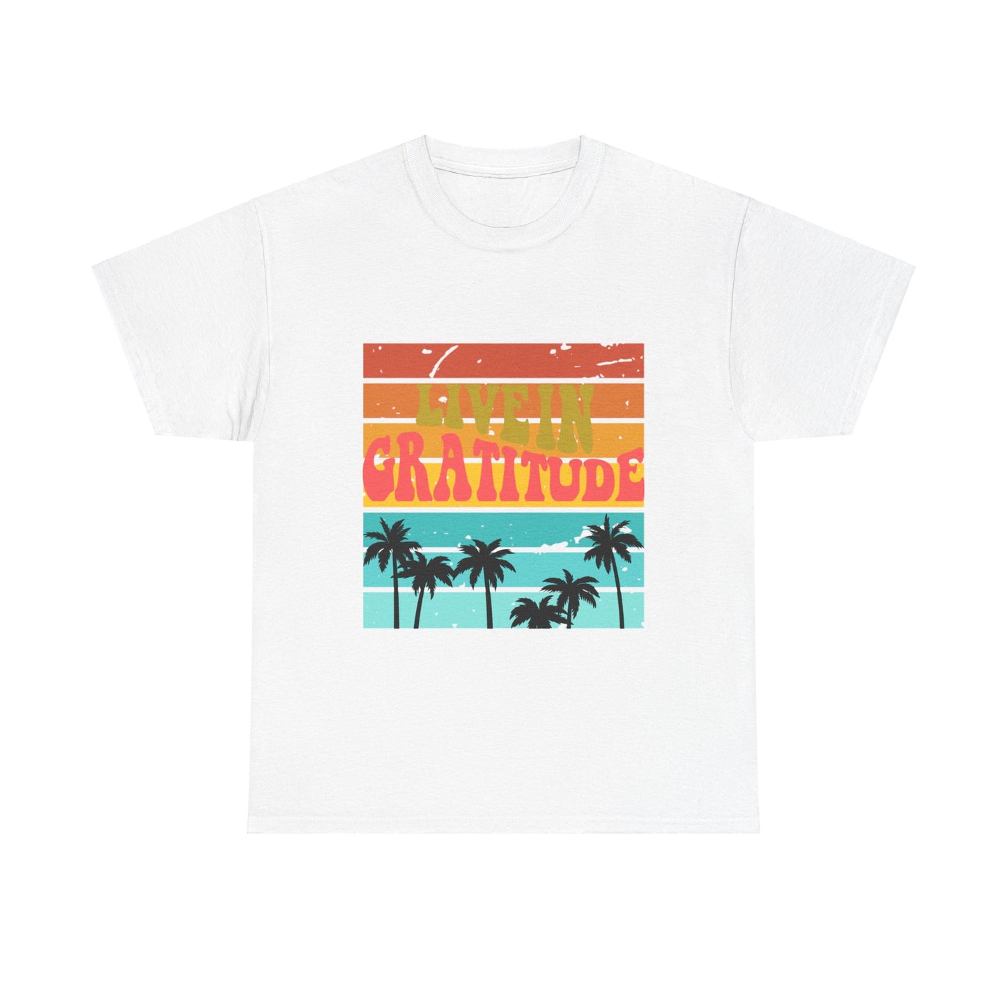 Live in Gratitude Unisex Heavy Cotton Tee