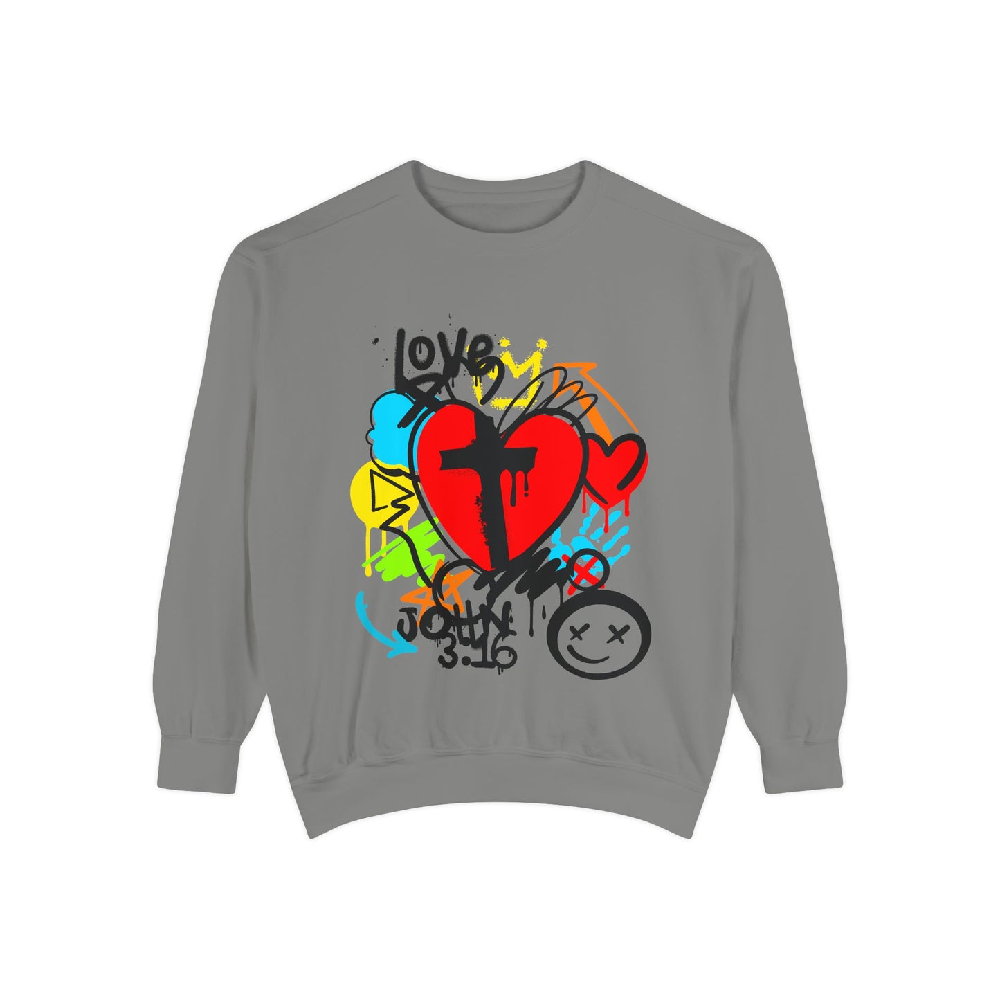 Christian Sweatshirt John 3:16 Leisure Wear