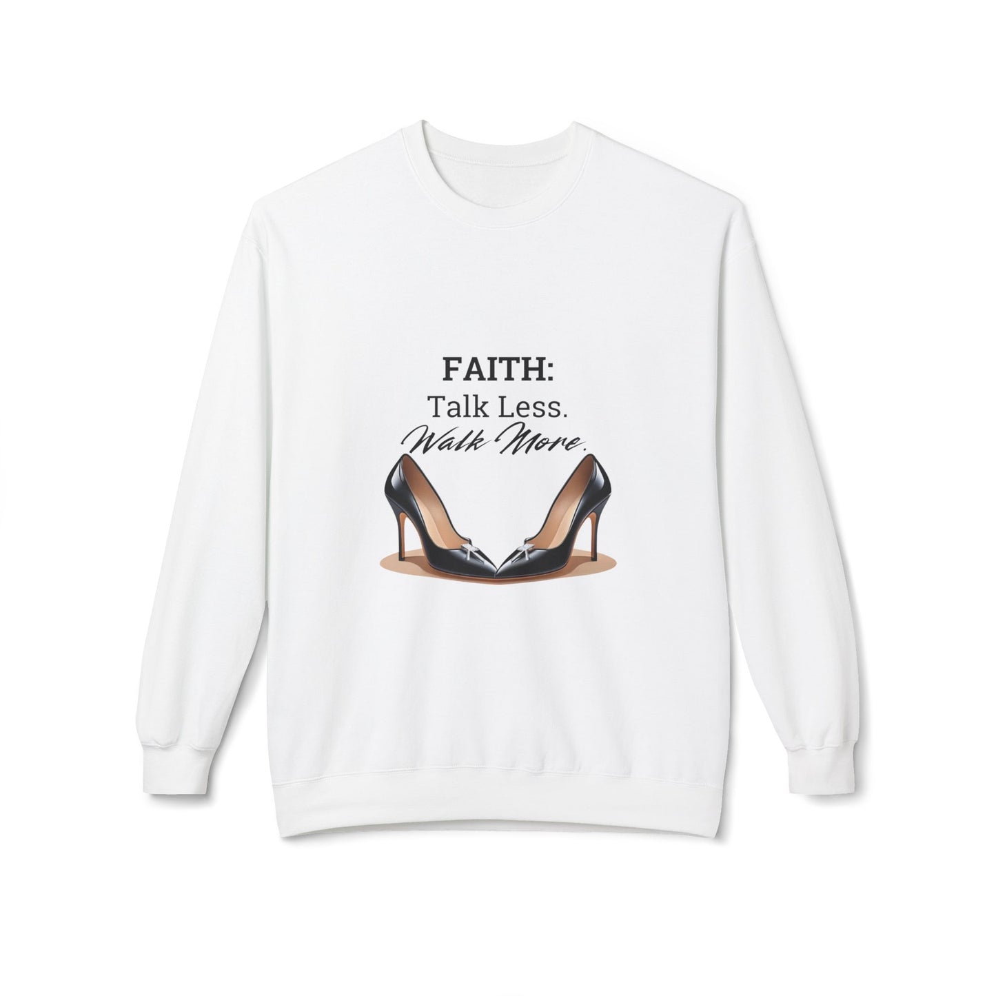 Faith Action Word Softstyle Sweatshirt