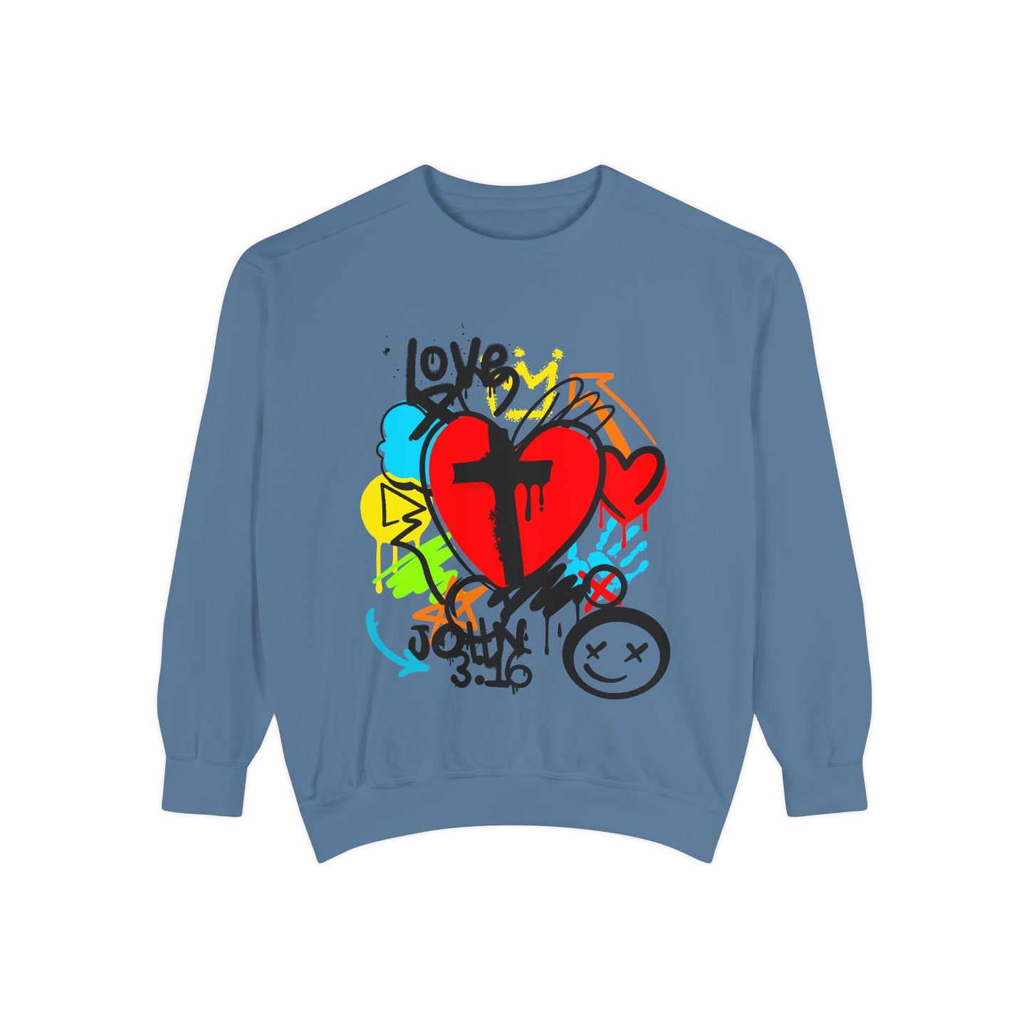 Christian Sweatshirt John 3:16 Leisure Wear