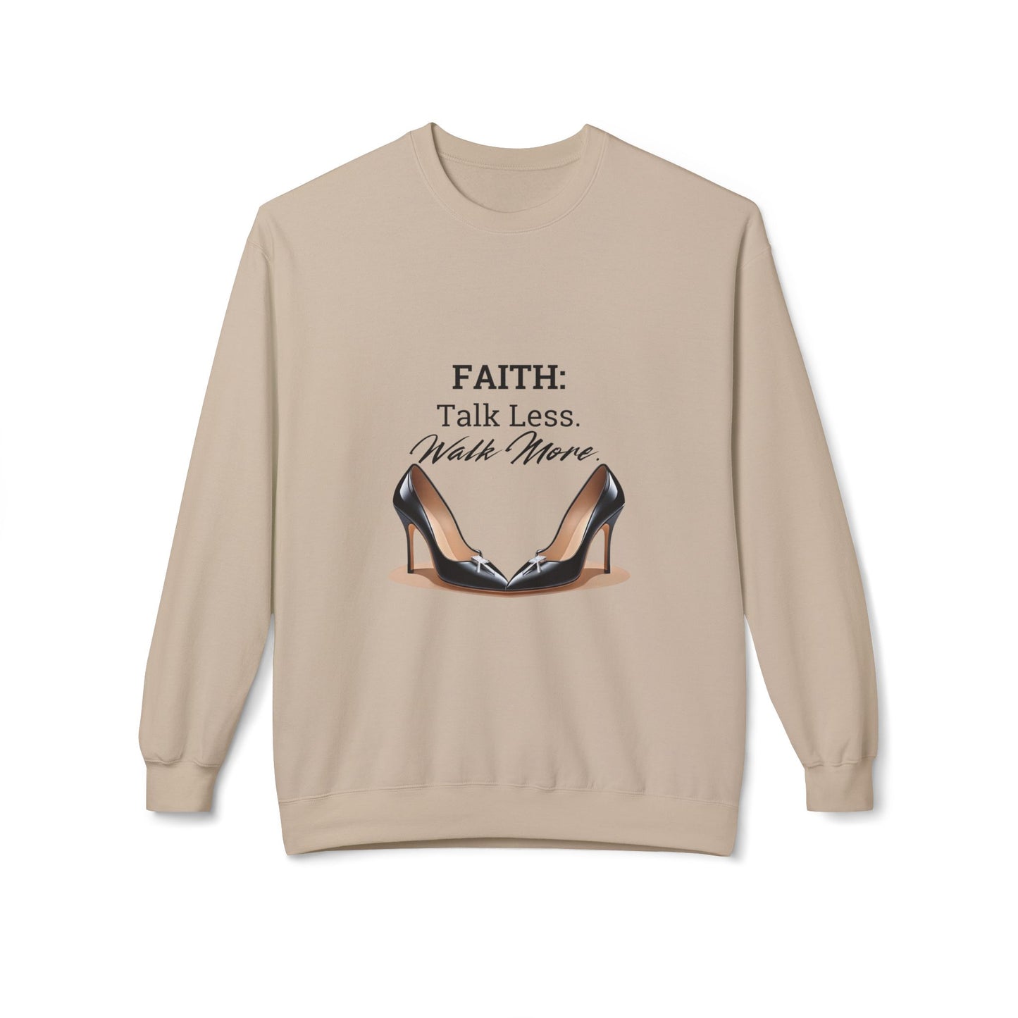 Faith Action Word Softstyle Sweatshirt