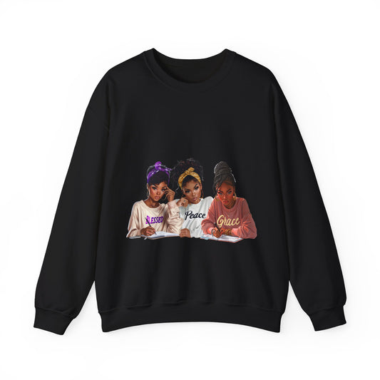 3 Girls Unisex Heavy Blend™ Crewneck Sweatshirt