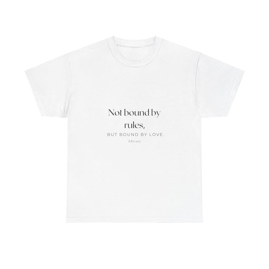 Not Bound by Rules Unisex Heavy Cotton Tee