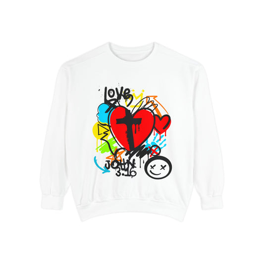 Christian Sweatshirt John 3:16 Leisure Wear